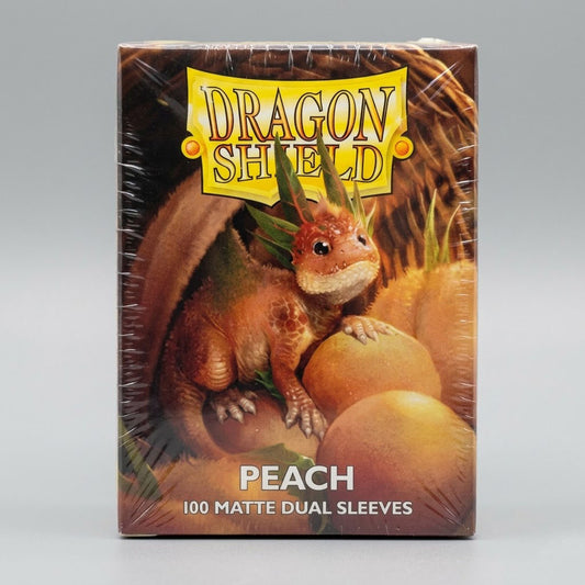 Dragon Shield 100 Card Sleeves. Color Peach