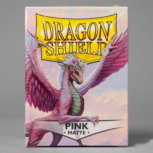 Dragon Shield 100 Card Sleeves. Color Pink