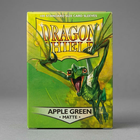 Dragon Shield 100-Count Matte Sleeves (Apple Green) at Emerald Market Alamogordo, New Mexico