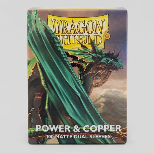 Dragon Shield 100 Matte Dual Sleeves Power & Copper