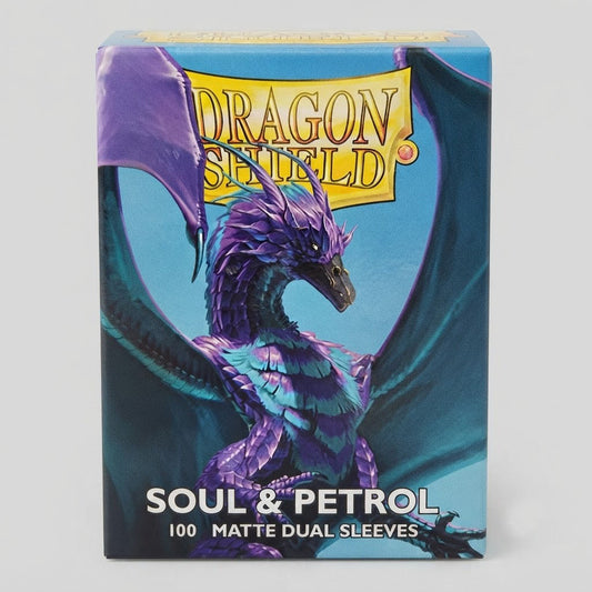 Dragon Shield 100 Matte Dual Sleeves Soul & Petrol