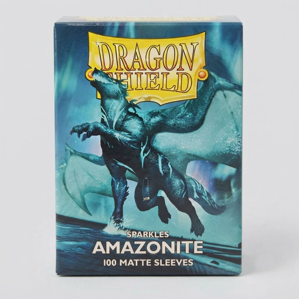 Dragon Shield 100 Matte Sleeves Amazonite (glitter)