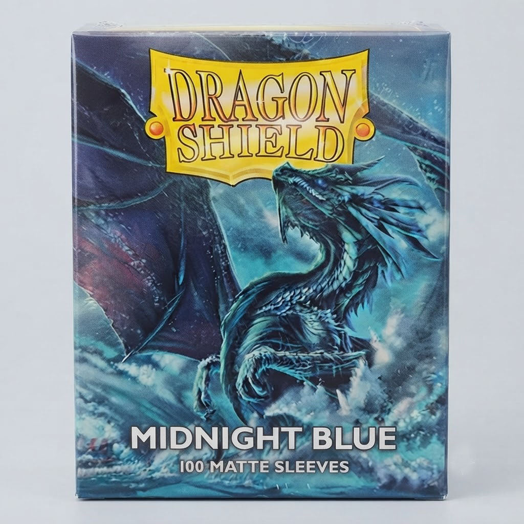Dragon Shield 100 Matte Sleeves Midnight Blue