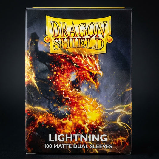 Dragon Shield Matte Dual Lightning 100-Count Card Sleeves Pack at Emerald Market Alamogordo, New Mexico