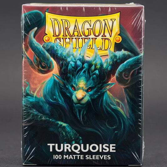 Dragon Shield 100 Card Sleeves. Colkr Turquoise
