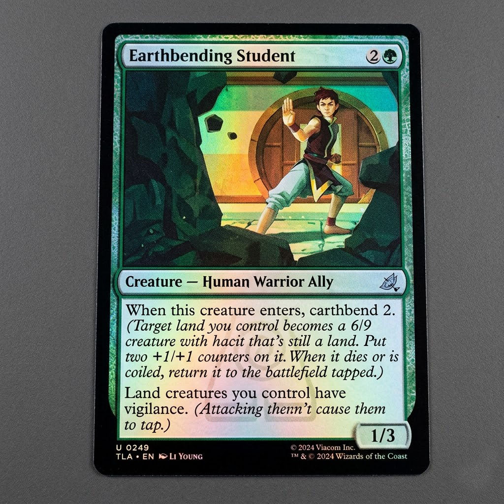 Earthbending Student U 0249 Avatar: TLA: Eternal-Legal Foil NM at Emerald Market Alamogordo, New Mexico