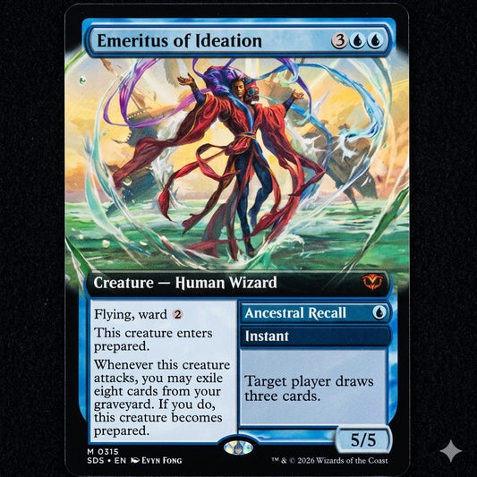 Emeritus Of Ideation M 0315 Secrets Of Strixhaven Extended Art Normal NM