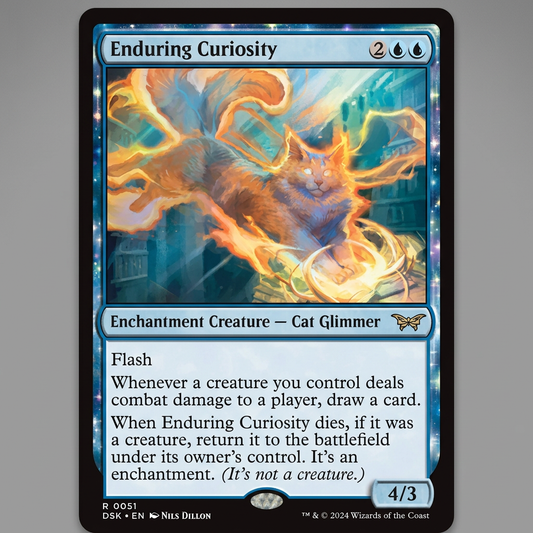 Enduring Curiosity R 0051 Duskmourn: House Of Horror Foil NM
