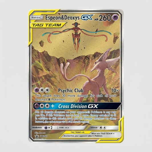 Espeon & Deoxys GX SM240 SM Promos Holofoil LP