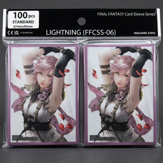 Final Fantasy Card sleeves 100pcs Lightning 06