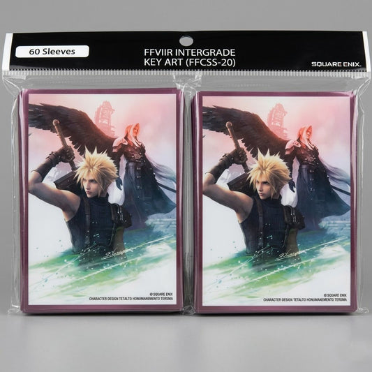 Final Fantasy FFVIIR INTERGRADE KEY ART (FFCSS-20) Card Sleeves. 100 pcs Standard TCG Size.