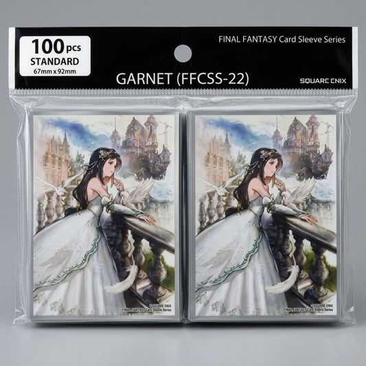 Final Fantasy Garnet (FFCSS-22) Card Sleeves. 100 pcs Standard TCG Size.
