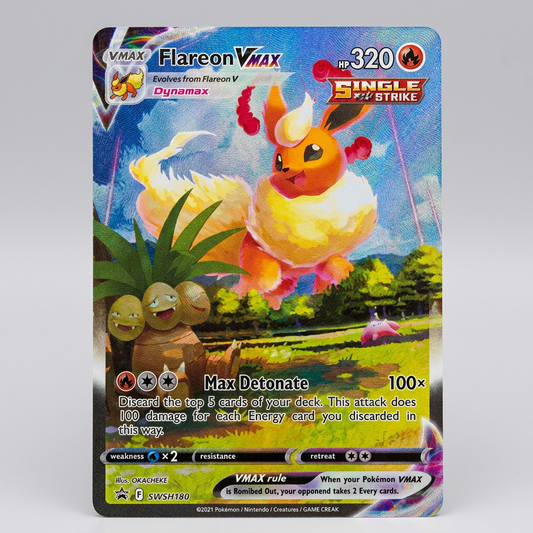 Flareon VMAX SWSH180 Sword & Shield Promo at Emerald Market Alamogordo, New Mexico