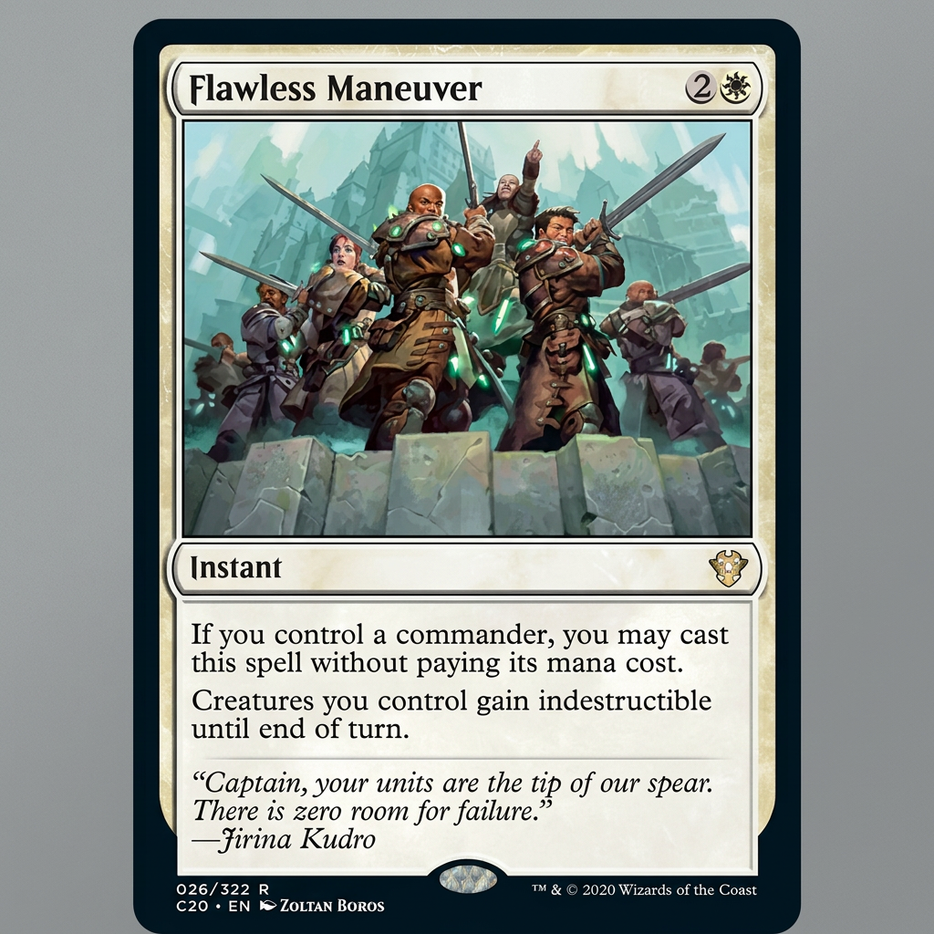 Flawless Maneuver 026/322 R | Magic: The Gathering | Commander 2020 Normal at Emerald Market Alamogordo, New Mexico