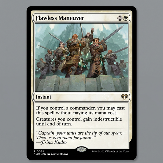 Flawless Maneuver R 0024 Commander Masters Normal NM