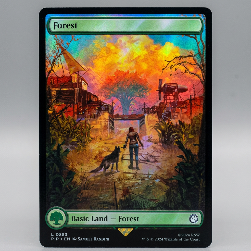Forest L 0853 | Magic: The Gathering | Universes Beyond: Fallout Surge Foil at Emerald Market Alamogordo, New Mexico