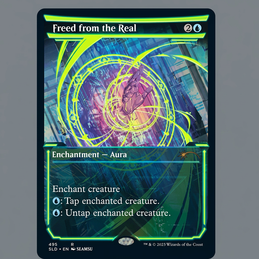 Freed From The Real 425 R Secret Lair Drop Series Neon Yellow NM