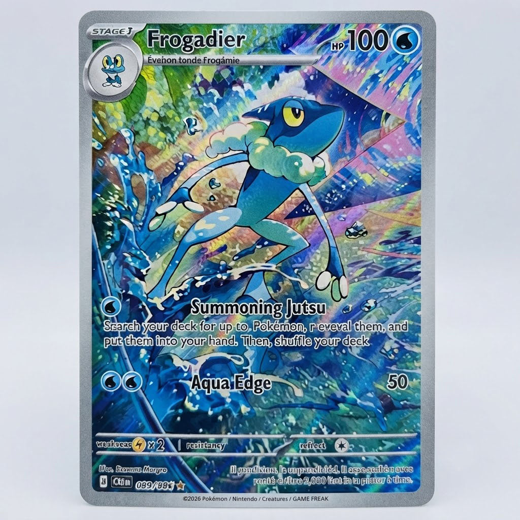 Frogadier 089/086 Chaos Rising Holofoil NM