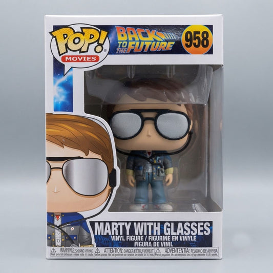 Funko-Pop! Back To The Future Marty With Glasses #958