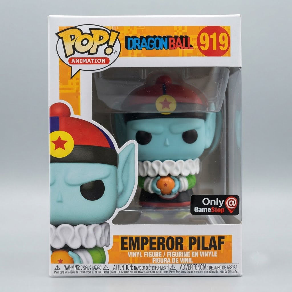 Funko-Pop! Dragon Ball Emperor Pilaf #919 Gamestop Exclusive at Emerald Market Alamogordo, New Mexico