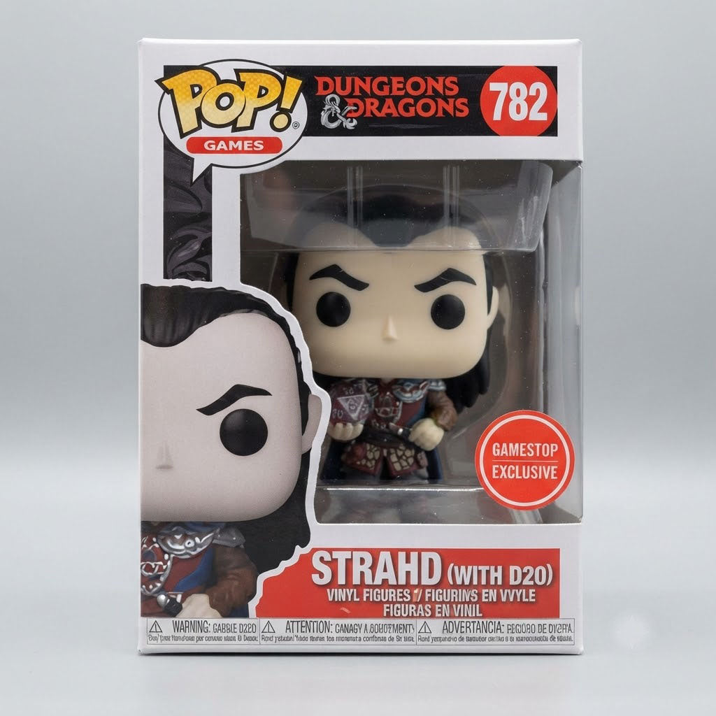 Funko-Pop! Dungeons & Dragons Strahd (With D20) #782 Gamestop Exclusive