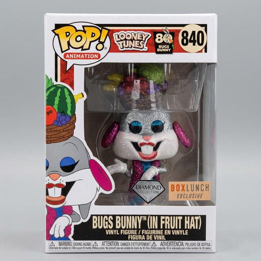 Funko-Pop! Looney Tunes Bugs Bunny (In Fruit Hat) #840 Diamond Collection Box Lunch Exclusive