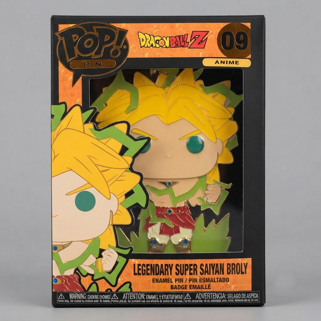 Funko-Pop! Pin Dragon Ball Z Legendary Super Saiyan Broly #09 at Emerald Market Alamogordo, New Mexico