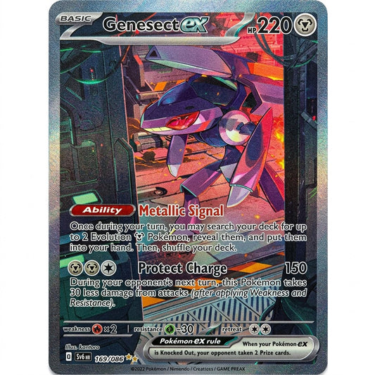 Genesect Ex 169/086 Black Bolt Holofoil NM