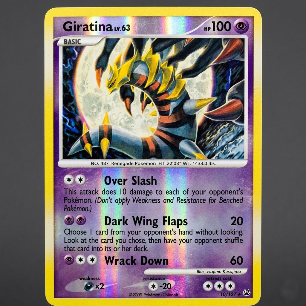 Giratina Lv. 63 10/127 Platinum Reverse Holofoil NM