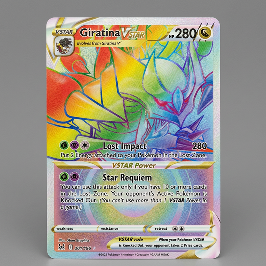 Giratina VSTAR (Secret) 201/196 Lost Origin Holofoil NM