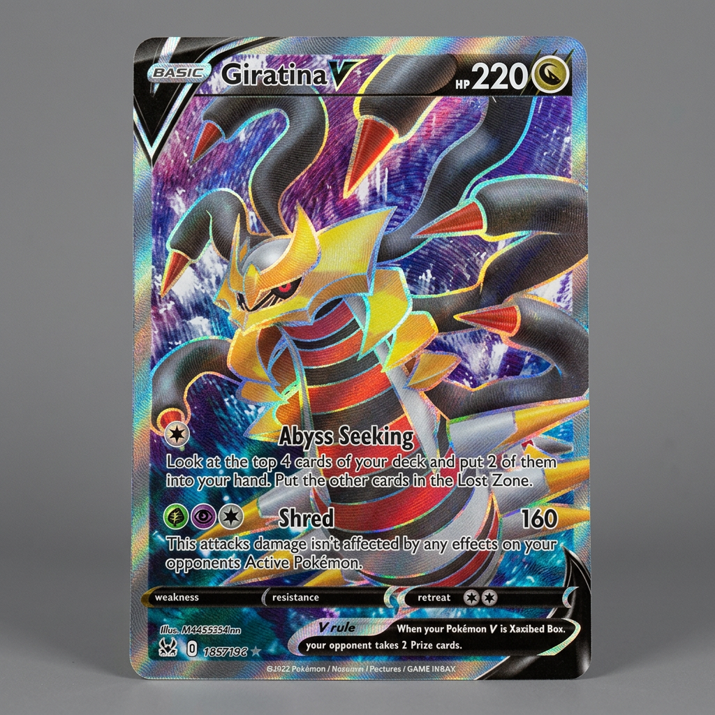 Giratina V (Full Art) 185/196 Lost Origin Holofoil NM