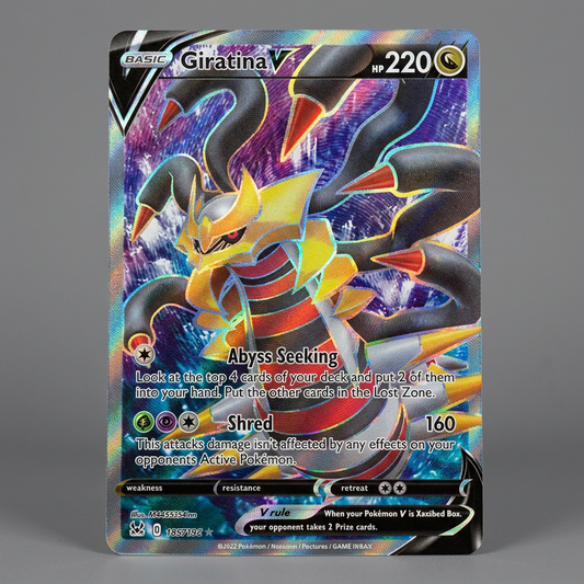 Giratina V (Full Art) 185/196 Lost Origin Holofoil NM