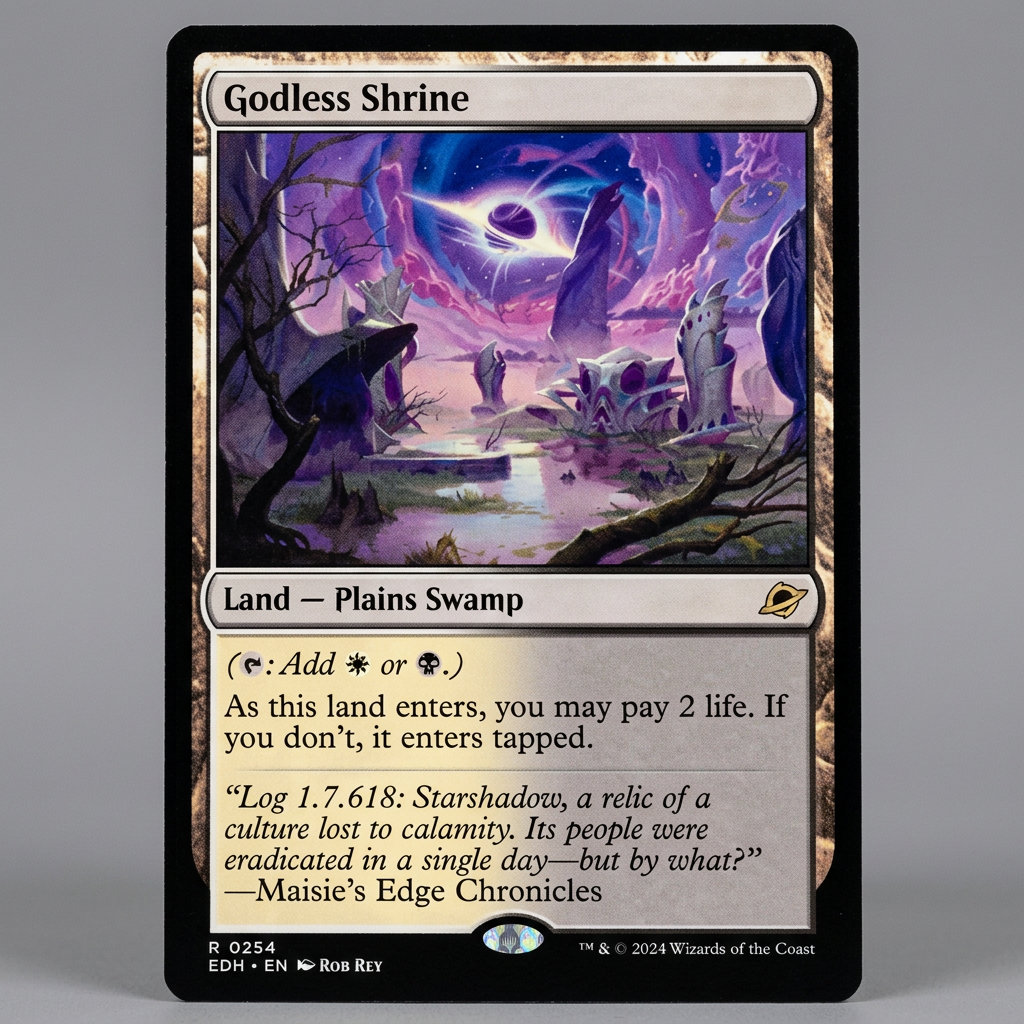 Godless Shrine R 0254 | Magic: The Gathering | Edge of Eternities Normal at Emerald Market Alamogordo, New Mexico
