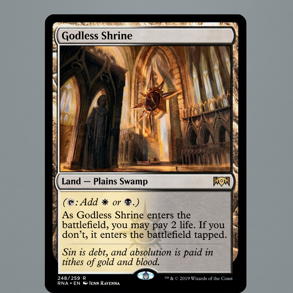 Godless Shrine 248/259 R | Magic: The Gathering | Ravnica Allegiance Normal at Emerald Market Alamogordo, New Mexico