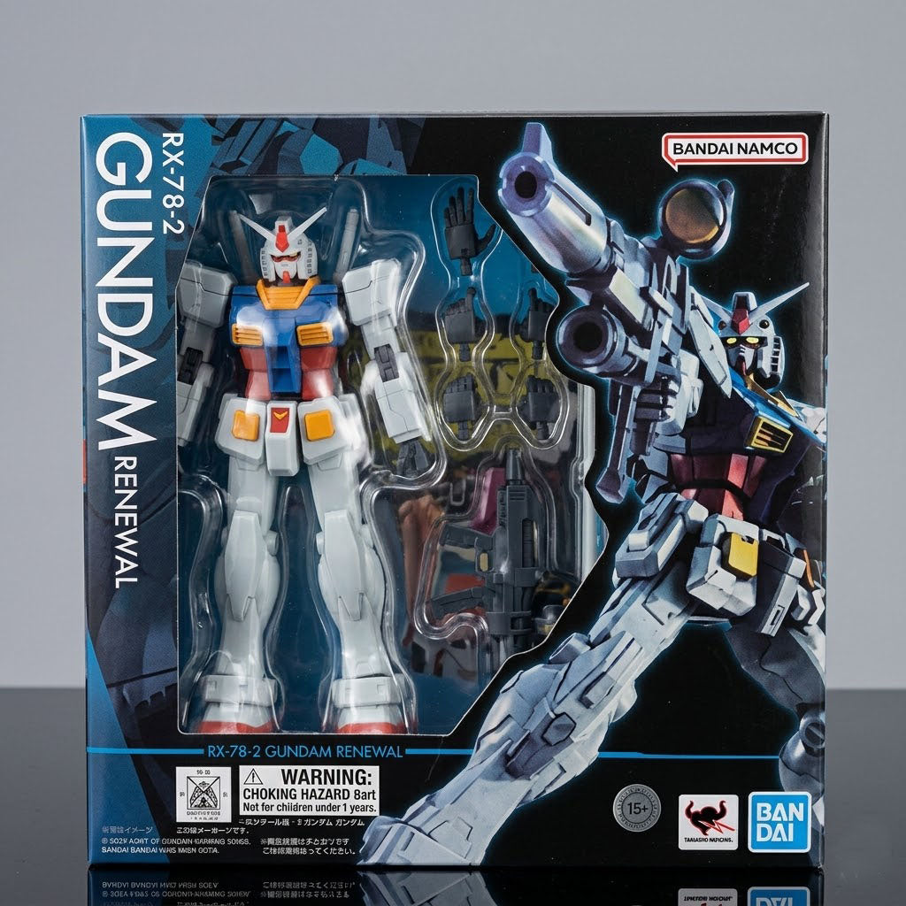 Bandai Tamashii Nations Gundam Universe RX-78-2 Gundam Renewal Version Action Figure at Emerald Market Alamogordo, New Mexico