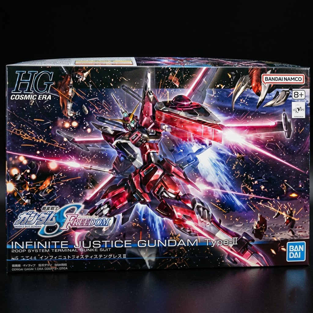 Bandai HG 1/144 Scale Infinite Justice Gundam Type II Model Kit at Emerald Market Alamogordo, New Mexico