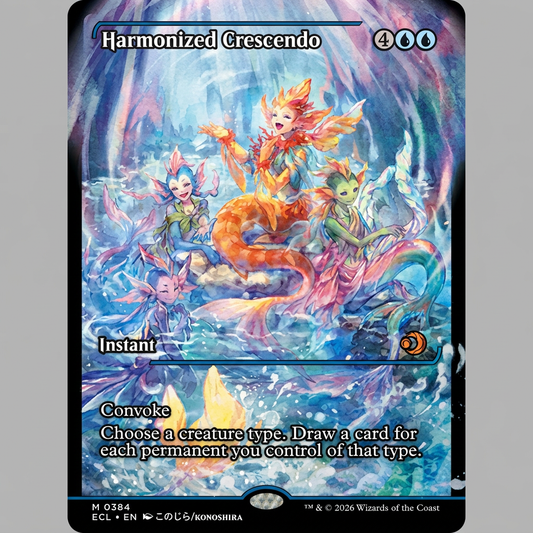 Harmonized Crescendo M 0384 Lorwyn Eclipsed Showcase Foil NM