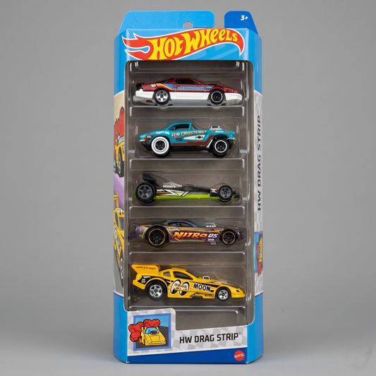 HotWheels HW Drag Strip 5 car collection