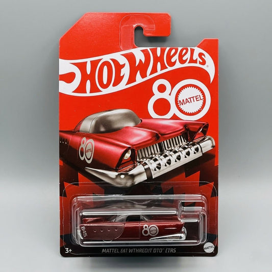 Hotwheels Mattel 80th Ruby Red