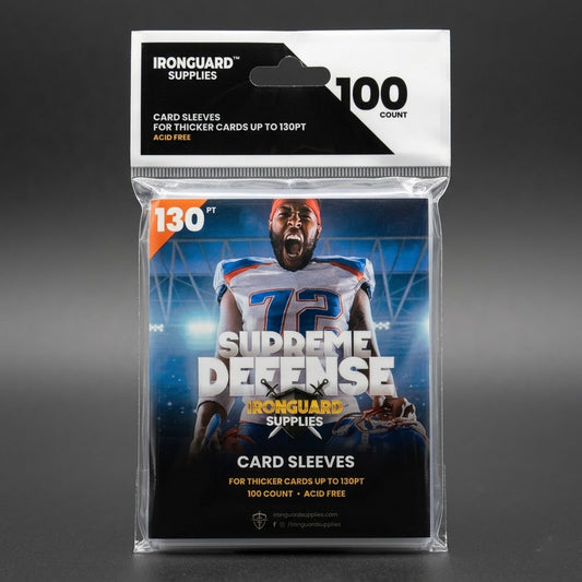 Ironguard Supplies Supreme Defense 100-Count Clear Card Sleeves Pack at Emerald Market Alamogordo, New Mexico