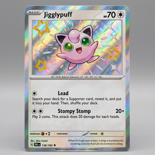 Jigglypuff 198/091 Paldean Fates Holofoil NM
