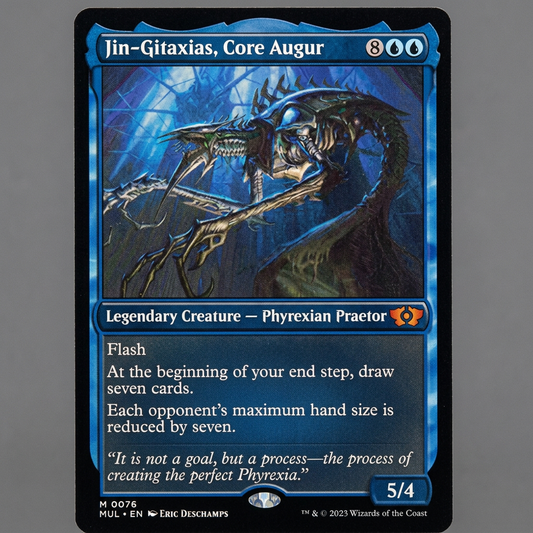 Jin-Gitaxias, Core Augur M 0076 March Of The Madness: Multiverse Legends Foil Etched NM