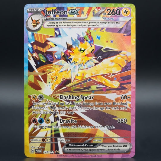 Jolteon Ex 153/131 Prismatic Evolutions Holofoil NM