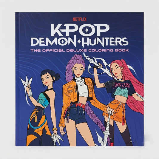KPOP Demon Hunters Official Deluxe Coloring Book