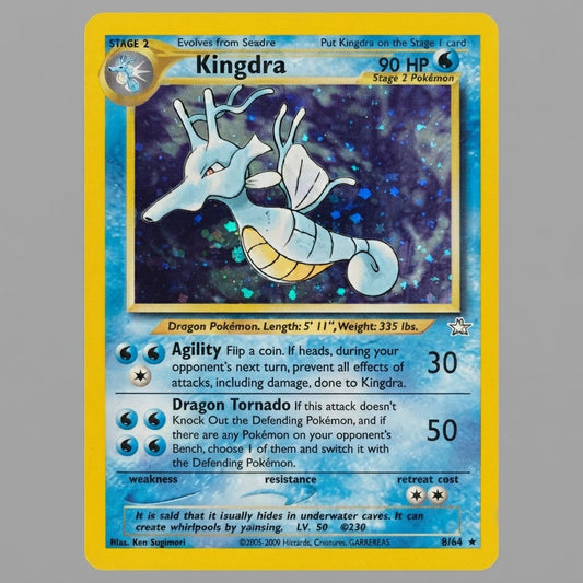 Kingdra 8/111 Neo Genesis Unlimited Holofoil LP