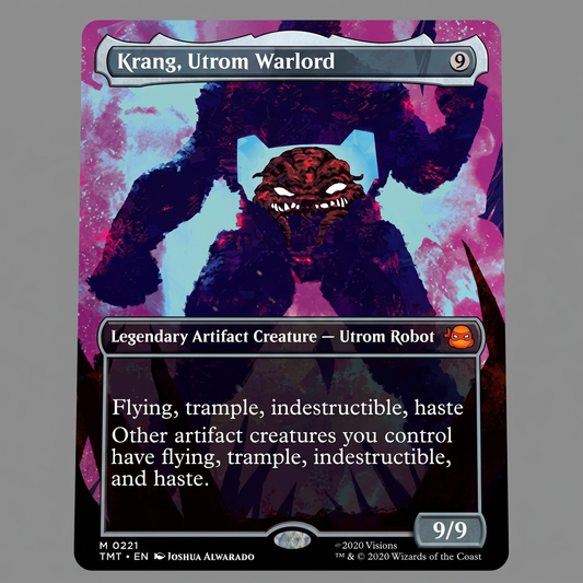 Krang, Utrom Warlord M 0221 TMNT Borderless Normal NM