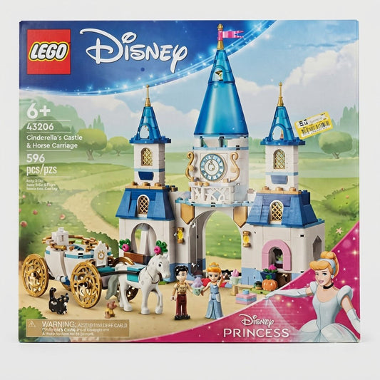 Lego Disney Princess Cinderella's Castle & Horse Carriage 596pcs