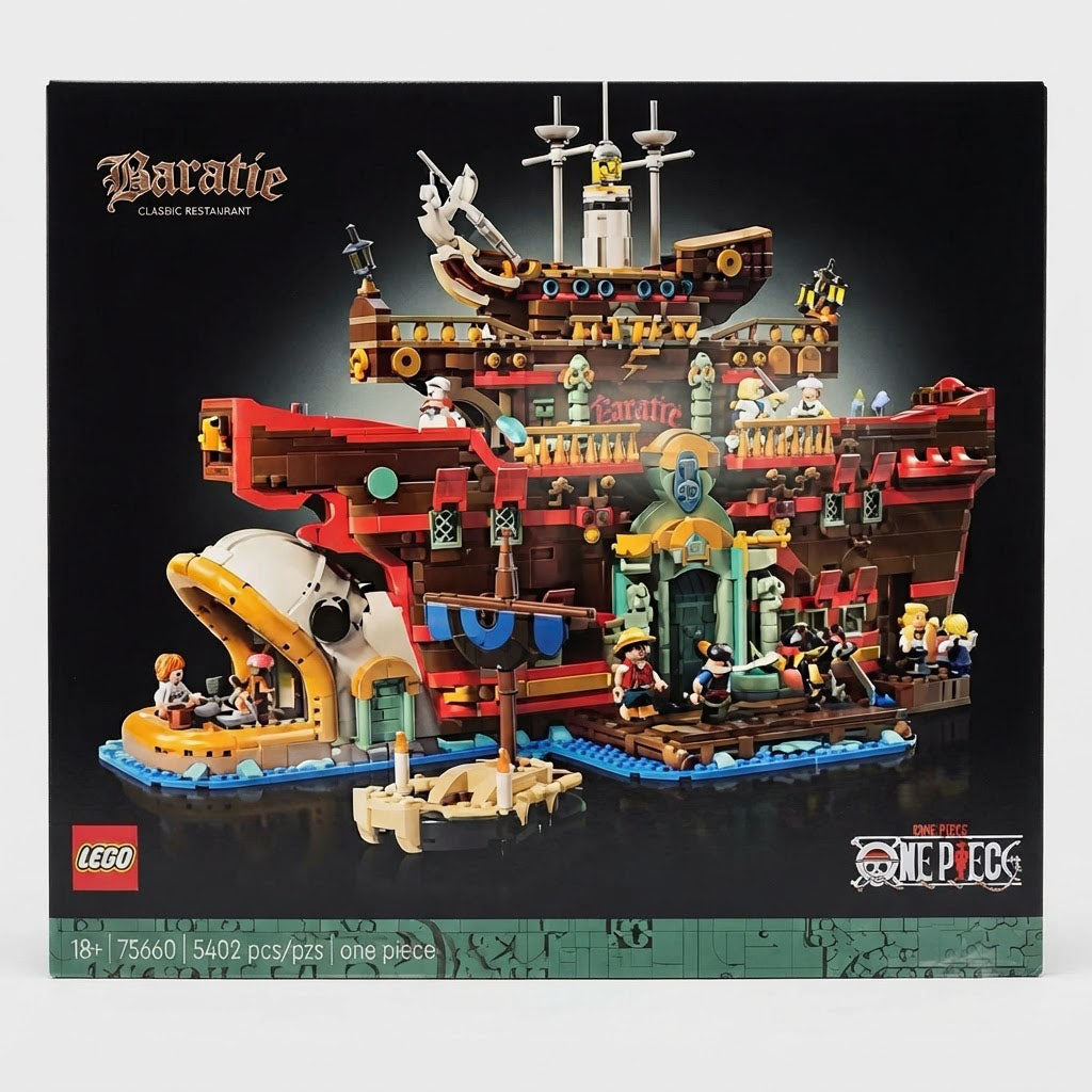 Lego Netflix One Piece The Baratie Floating Restaurant 3402pcs