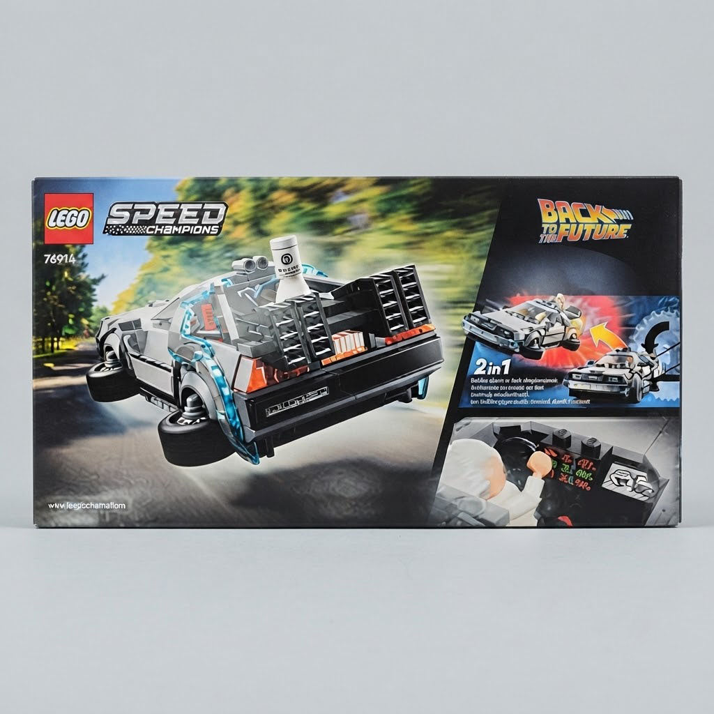 Lego Speed Champions Back To The Future Time Machine 357pcs