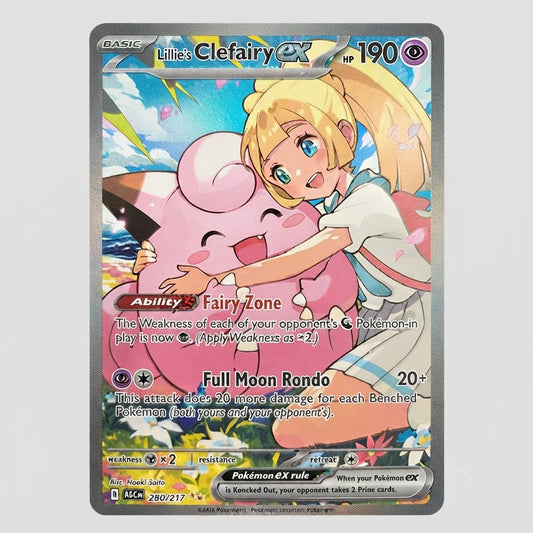 Lillie's Clefairy Ex 280/217 Ascended Heroes Holofoil NM